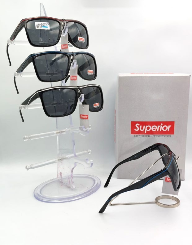[EB-SP66277] Lentes de Sol Superior Cuadrado Caja 12 Pz SP66277