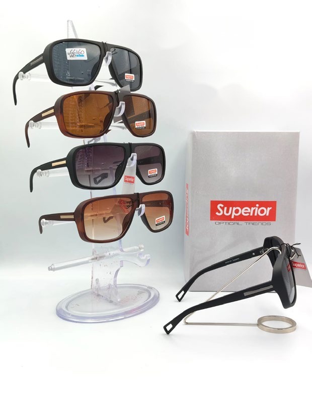 [EB-SP66160] Lentes de Sol Superior Aviador cuadrado Caja 12 Pz SP66160