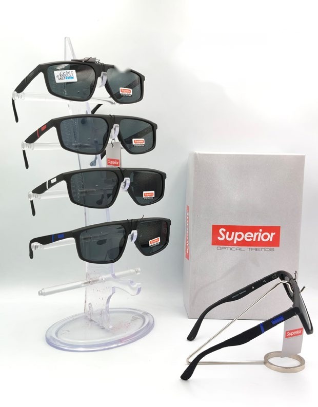 [EB-SP66252] Lentes de Sol Superior Cuadrado Goma Caja 12 Pz SP66252