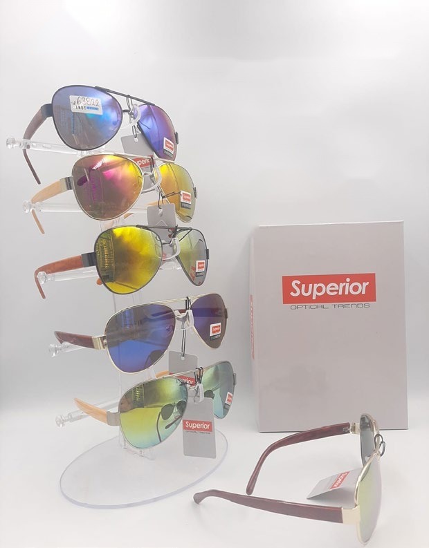 [EB-SP63822] Lentes de Sol Superior Aviador Caja 12 Pz SP63822