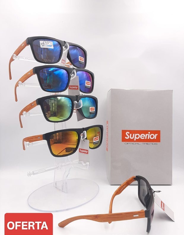 [EB-SP63208] Lentes de Sol Superior Cuadrado Caja 12 Pz SP63208