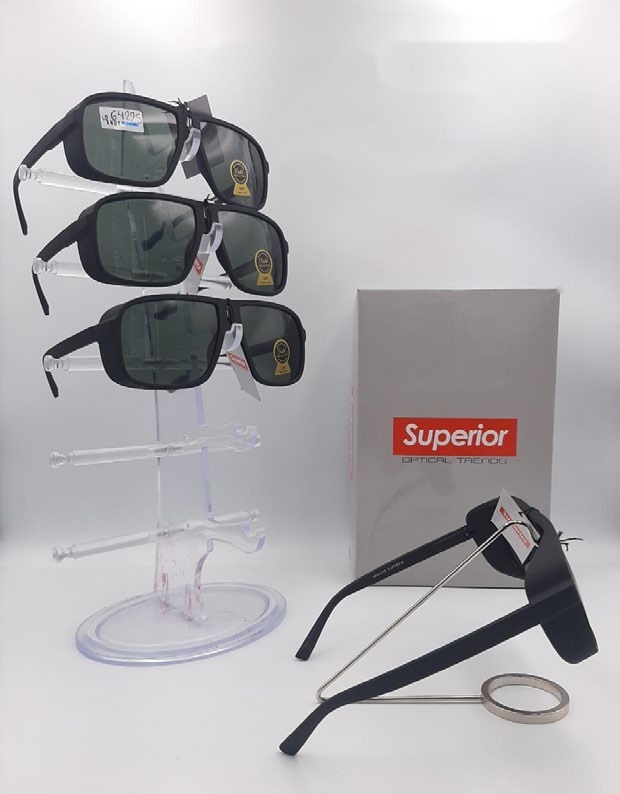 [EB-SP64225] Lentes de Sol Superior Aviador cuadrado Mica de Vidrio Caja 12 Pz SP64225