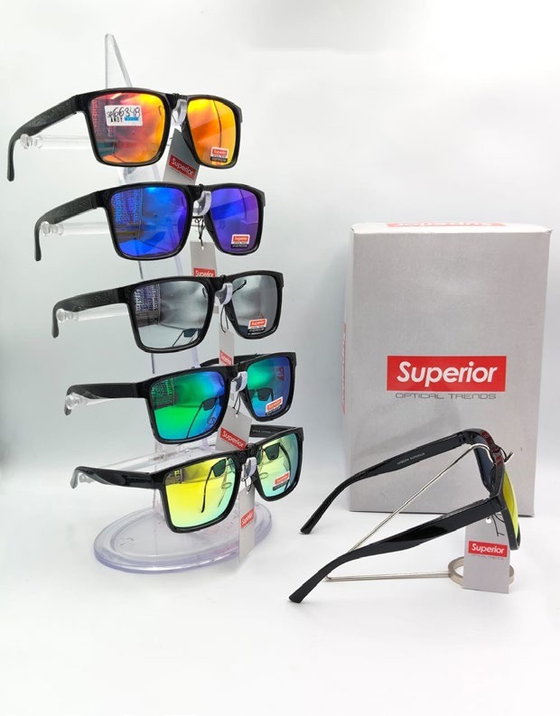 [EB-SP66348] Lentes de Sol Superior Cuadrado Caja 12 Pz SP66348