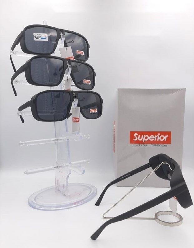 [EB-SP66146] Lentes de Sol Superior Aviador cuadrado con Flex Caja 12 Pz SP66146