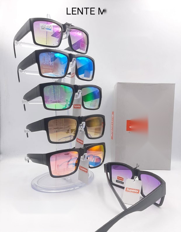 [EB-SP62733] Lentes de Sol Superior Cuadrado Caja 12 Pz SP62733