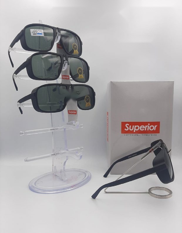 [EB-SP65619] Lentes de Sol Superior Aviador cuadrado Mica de Vidrio Caja 12 Pz SP65619