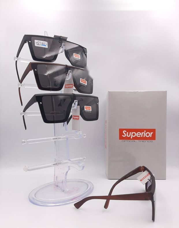[EB-SP64665] Lentes de Sol Superior Escudo flat top Caja 12 Pz SP64665