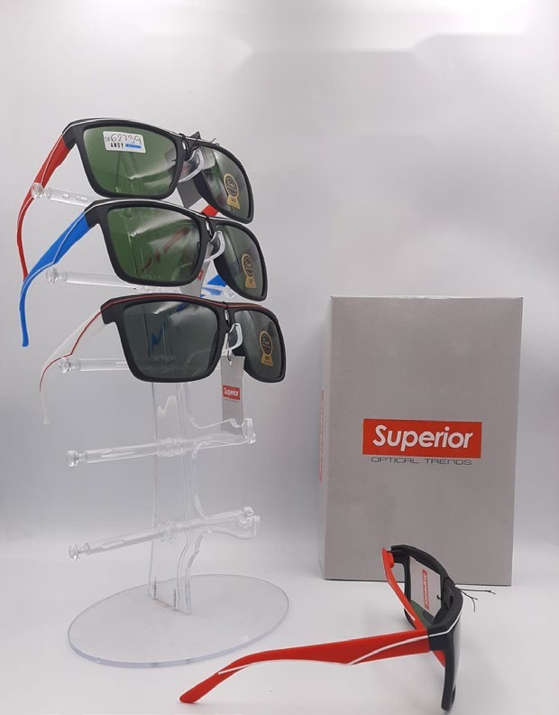 [EB-SP62739] Lentes de Sol Superior Cuadrado Mica de Vidrio Caja 12 Pz SP62739