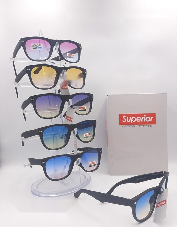 [EB-SP64282] Lentes de Sol Superior Wayfarer Caja 12 Pz SP64282