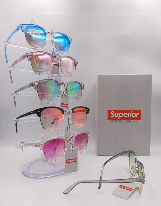 [EB-SP64377] Lentes de Sol Superior Clubmaster Caja 12 Pz SP64377