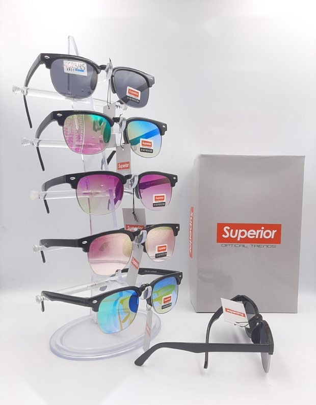 [EB-SP62345] Lentes de Sol Superior Clubmaster Caja 12 Pz SP62345