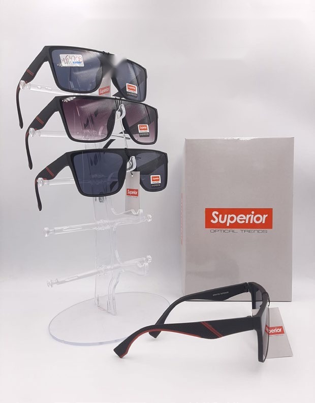 [EB-SP64708] Lentes de Sol Superior Cuadrado Caja 12 Pz SP64708