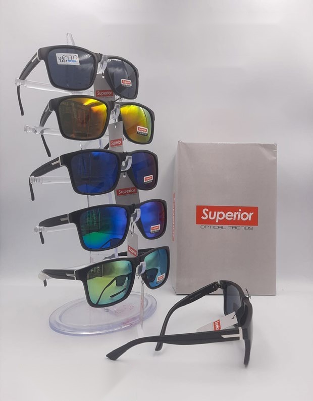 [EB-SP64717] Lentes de Sol Superior Cuadrado Caja 12 Pz SP64717