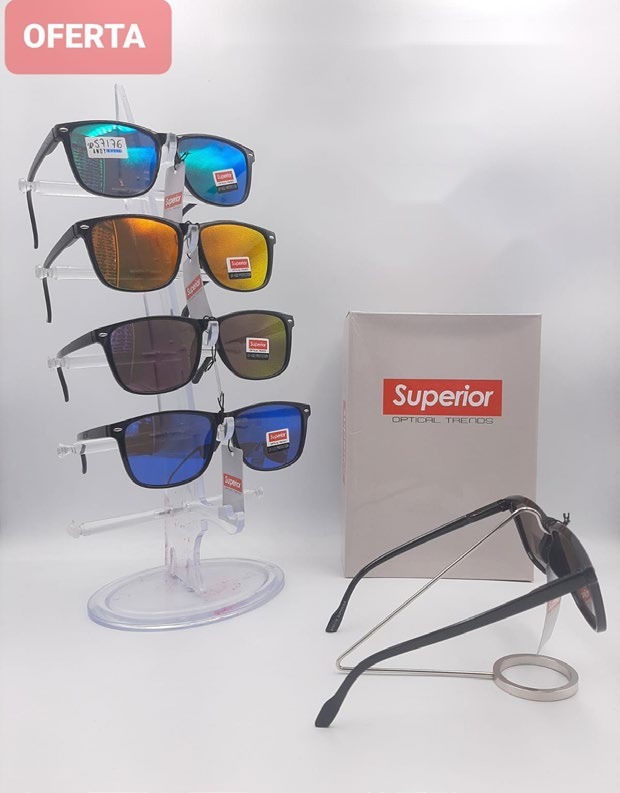 [EB-SP57176] Lentes de Sol Superior Cuadrado Caja 12 Pz SP57176