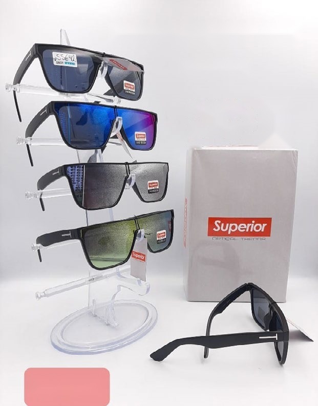 [EB-SP55642] Lentes de Sol Superior Escudo flat top Caja 12 Pz SP55642