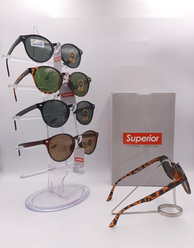 [EB-SP65706] Lentes de Sol Superior Redondeado Mica de Vidrio Caja 12 Pz SP65706