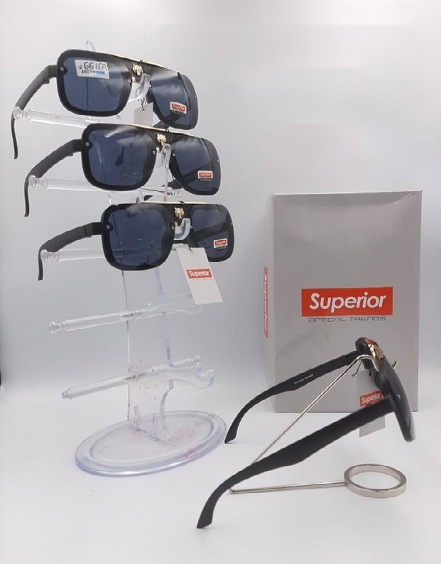 [EB-SP66168] Lentes de Sol Superior Aviador cuadrado Caja 12 Pz SP66168