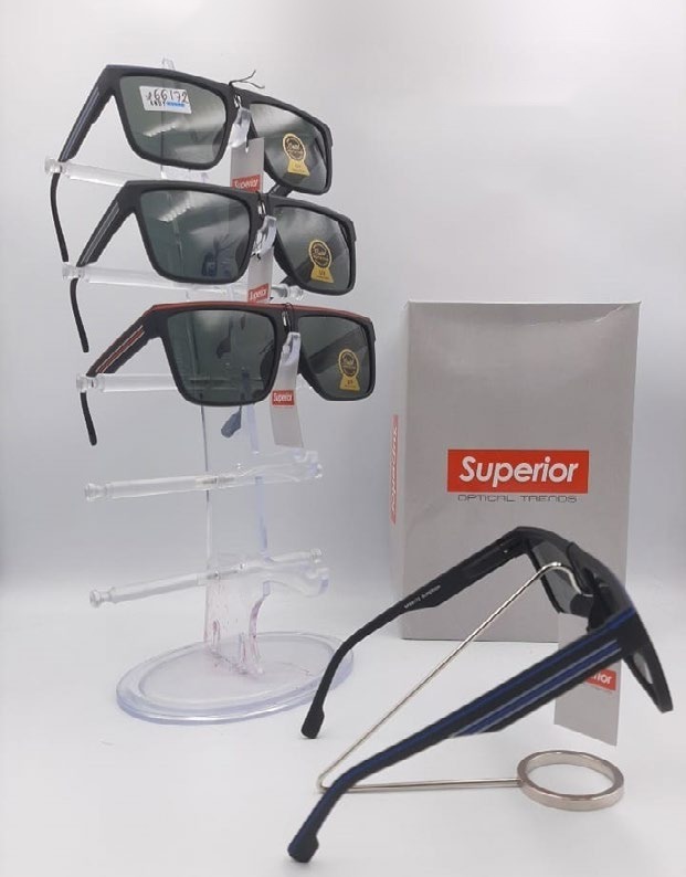 [EB-SP66172] Lentes de Sol Superior Escudo flat top Mica de Vidrio Caja 12 Pz SP66172