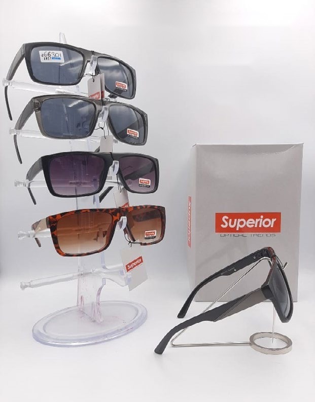 [EB-SP66301] Lentes de Sol Superior Cuadrado Caja 12 Pz SP66301