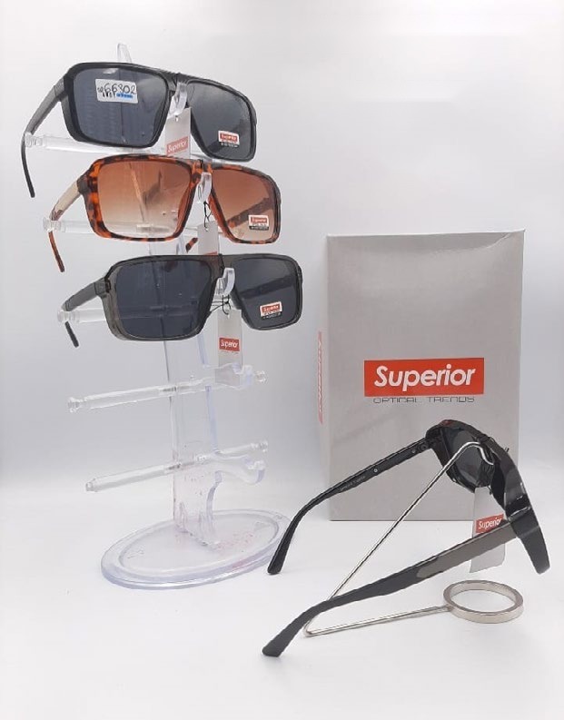 [EB-SP66302] Lentes de Sol Superior Aviador cuadrado Caja 12 Pz SP66302