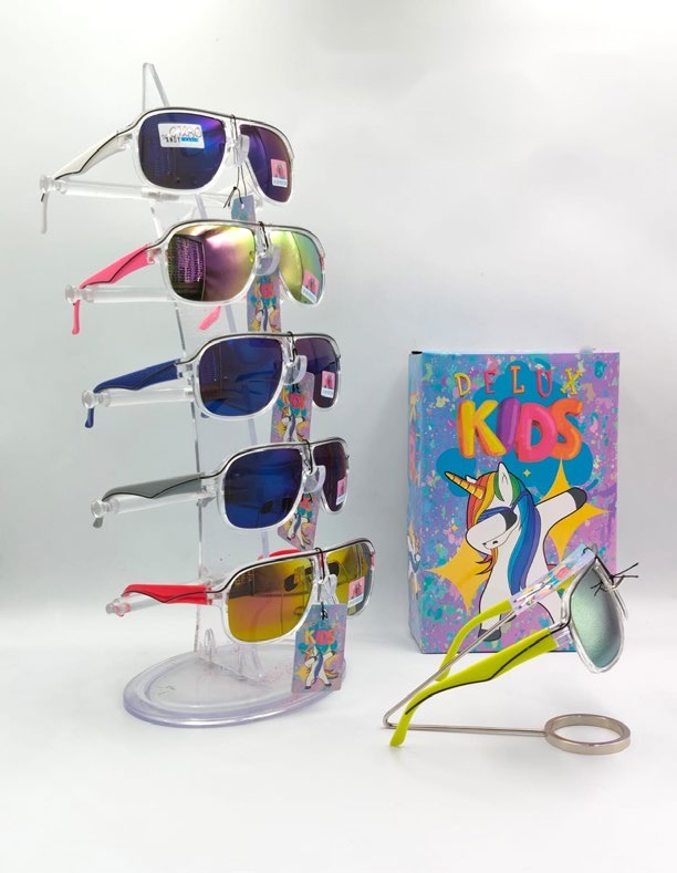 Lentes de Sol para Niños Delux Kids Deportivo Caja 12 Pz SP67280