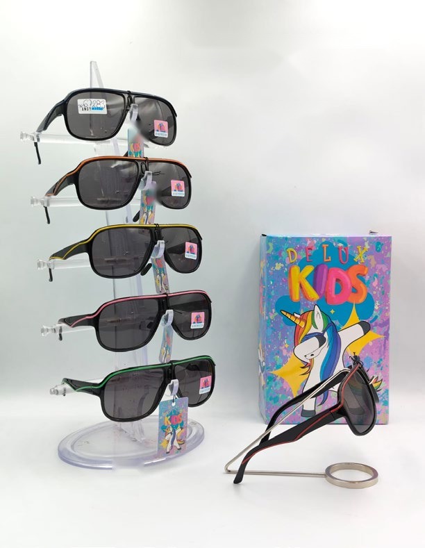 [EB-SP67283] Lentes de Sol para Niños Delux Kids Deportivo Caja 12 Pz SP67283