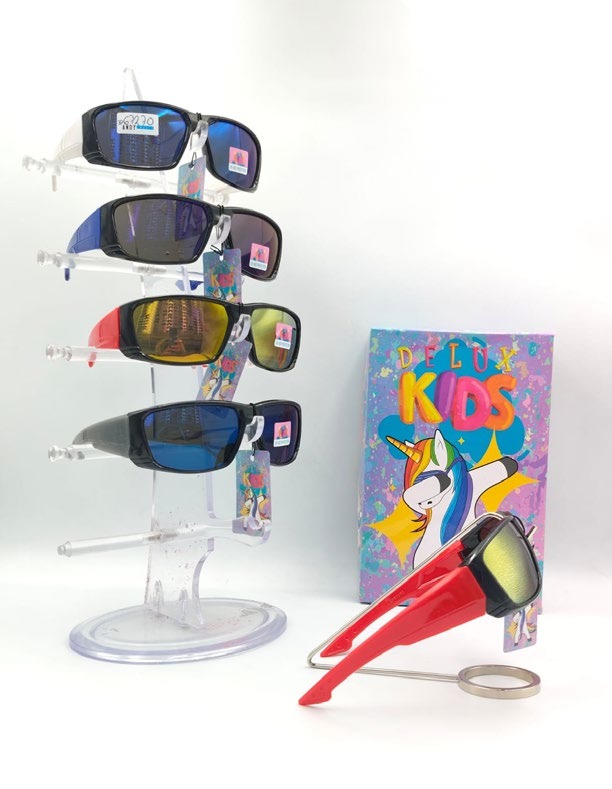 [EB-SP67270] Lentes de Sol para Niños Delux Kids Deportivo Caja 12 Pz SP67270