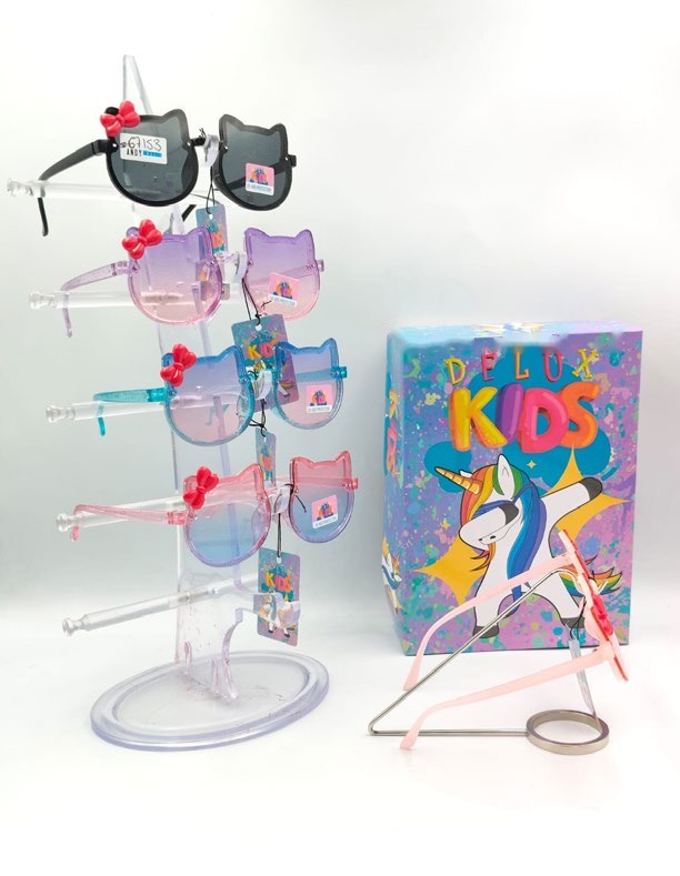 [EB-SP67153] Lentes de Sol para Niños Delux Kids Gatito Caja 12 Pz SP67153