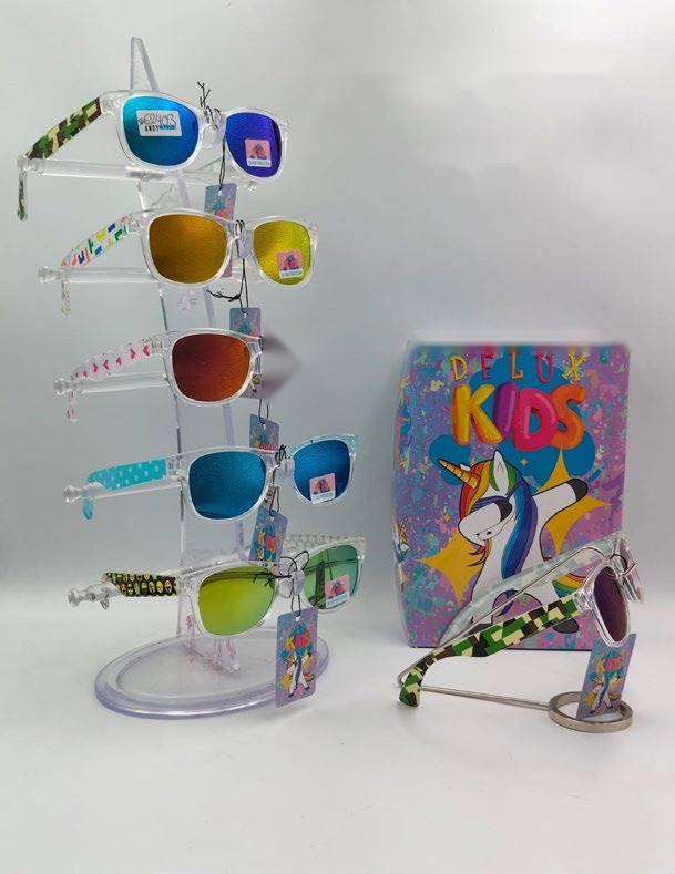 Lentes de Sol para Niños Delux Kids Deportivo Caja 12 Pz SP62403