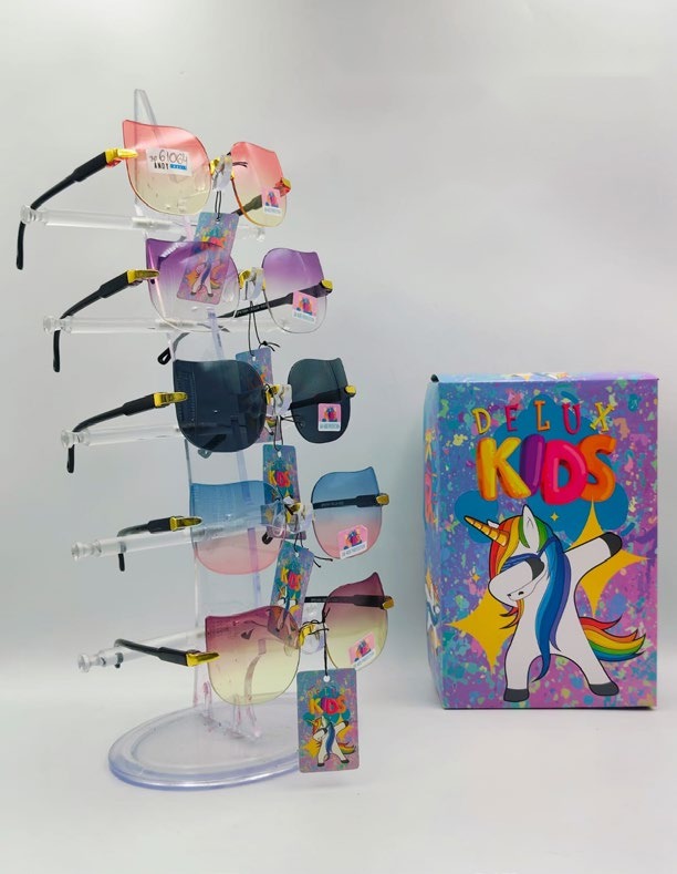 [EB-SP61064] Lentes de Sol para Niños Delux Kids Cuadrado Caja 12 Pz SP61064