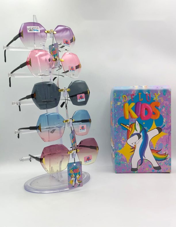 [EB-SP61058] Lentes de Sol para Niños Delux Kids Cuadrado Caja 12 Pz SP61058