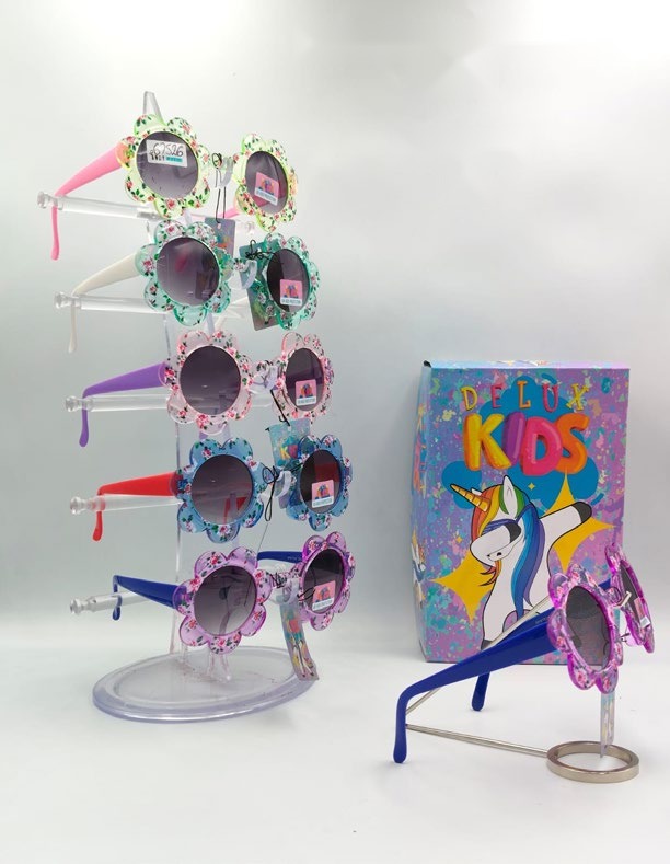 [EB-SP67526] Lentes de Sol para Niños Delux Kids Flor Caja 12 Pz SP67526