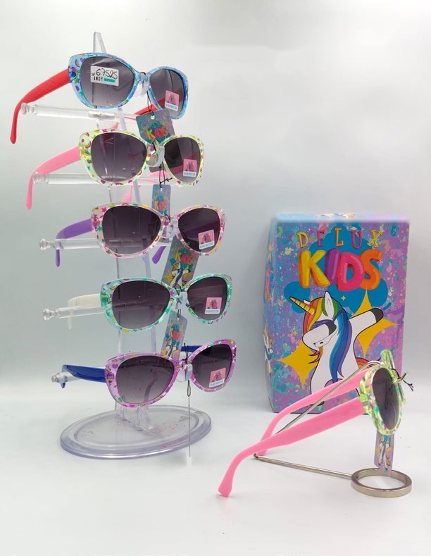 [EB-SP67528] Lentes de Sol para Niños Delux Kids Cuadrado Caja 12 Pz SP67528