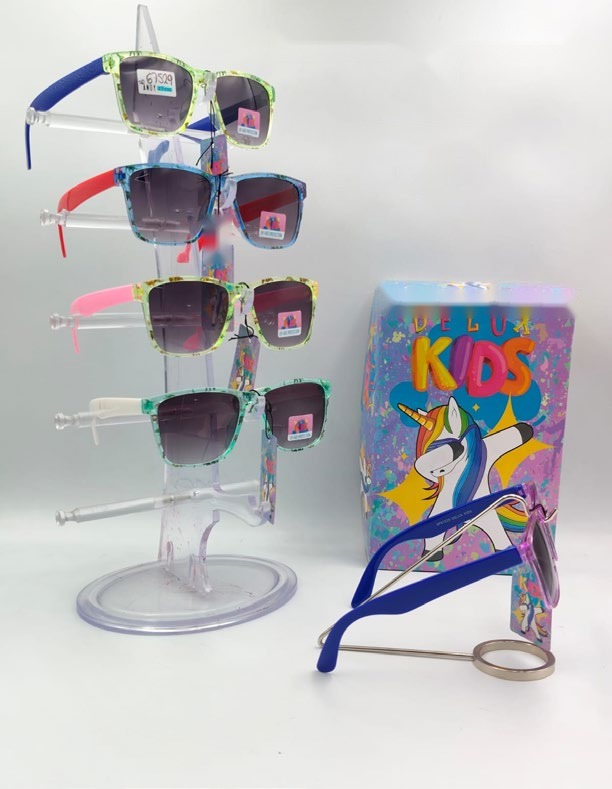[EB-SP67529] Lentes de Sol para Niños Delux Kids Cuadrado Caja 12 Pz SP67529