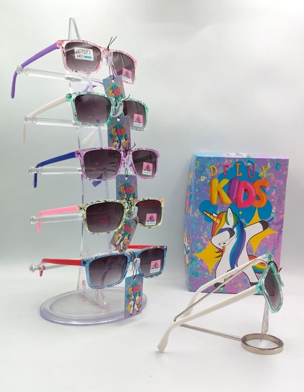 Lentes de Sol para Niños Delux Kids Cuadrado Caja 12 Pz SP67527