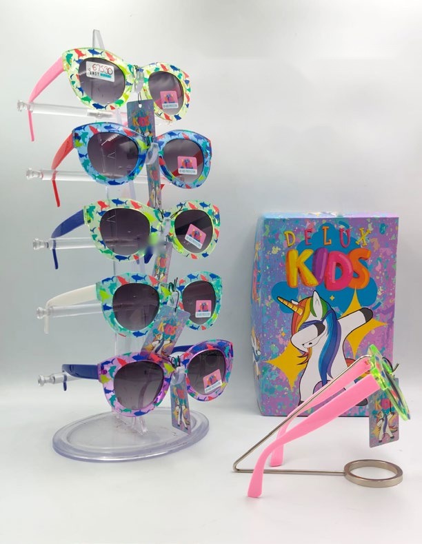 [EB-SP67530] Lentes de Sol para Niños Delux Kids Cuadrado Caja 12 Pz SP67530