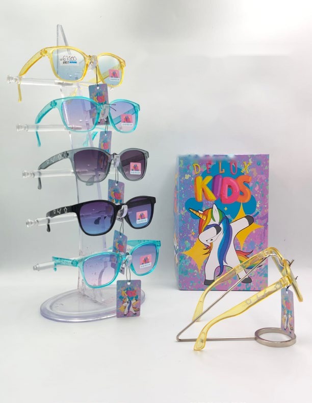 [EB-SP67500] Lentes de Sol para Niños Delux Kids Cuadrado Caja 12 Pz SP67500