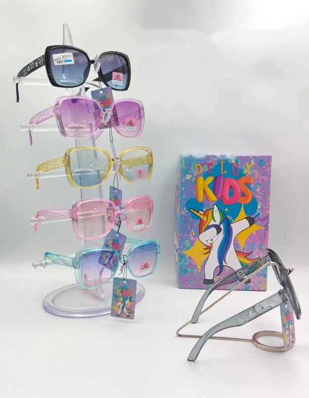 Lentes de Sol para Niños Delux Kids Cuadrado Caja 12 Pz SP67503