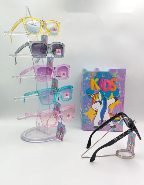 [EB-SP67504] Lentes de Sol para Niños Delux Kids Cuadrado Caja 12 Pz SP67504