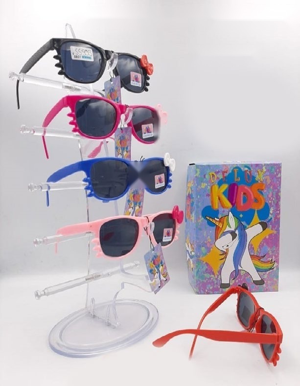 [EB-SP55503] Lentes de Sol para Niños Delux Kids Cat eye con moño Caja 12 Pz SP55503