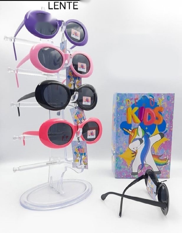 [EB-SP58156] Lentes de Sol para Niños Delux Kids Ovalado Caja 12 Pz SP58156