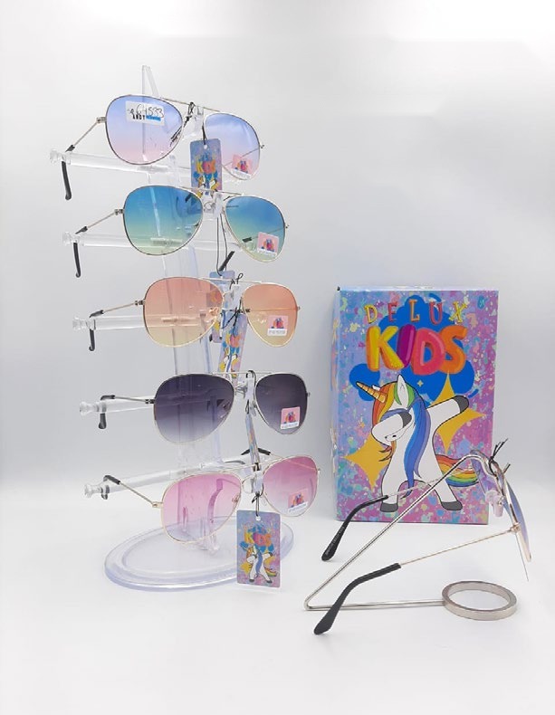 [EB-SP64533] Lentes de Sol para Niños Delux Kids Aviador Caja 12 Pz SP64533