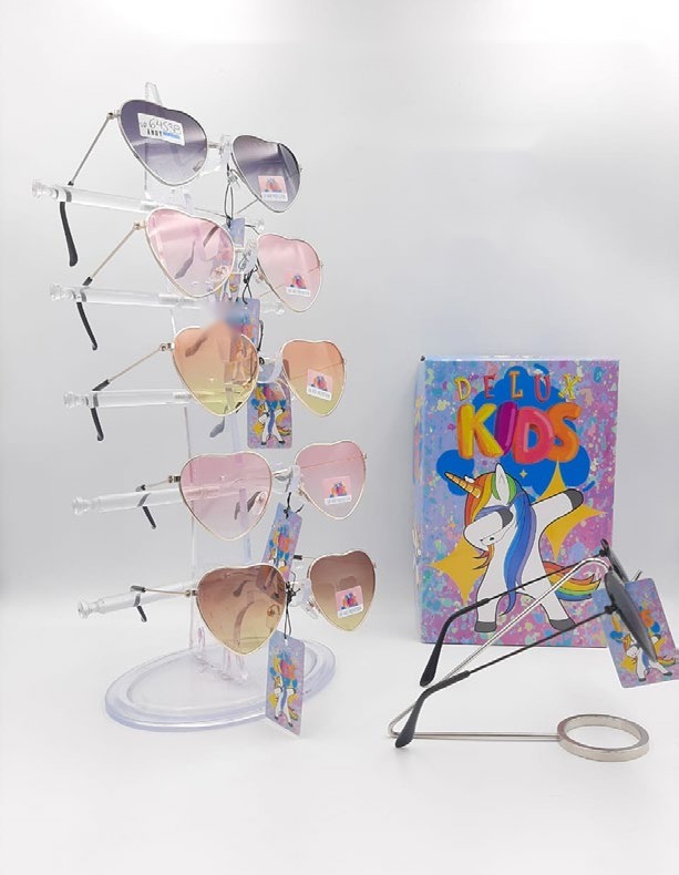 [EB-SP64538] Lentes de Sol para Niños Delux Kids Aviador Caja 12 Pz SP64538