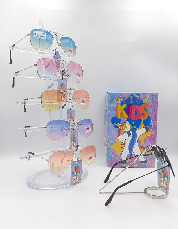 [EB-SP64535] Lentes de Sol para Niños Delux Kids Aviador Caja 12 Pz SP64535
