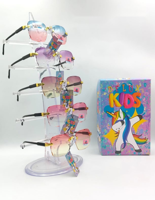 [EB-SP61063] Lentes de Sol para Niños Delux Kids Cuadrado Caja 12 Pz SP61063