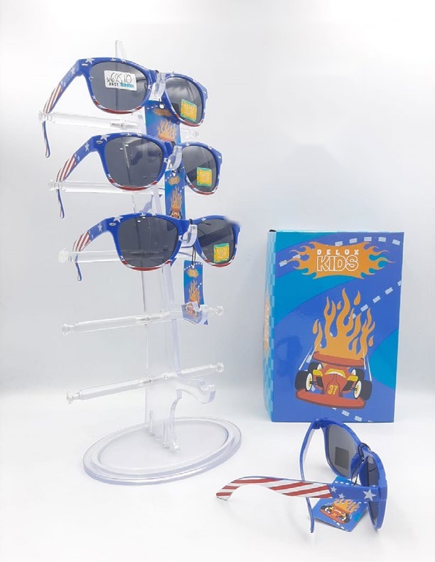 [EB-SP62510] Lentes de Sol para Niños Delux Kids Wayfarer Caja 12 Pz SP62510