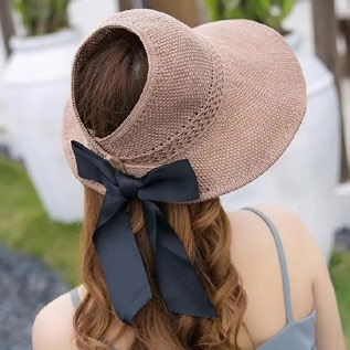Sombrero para Dama Visera Tejida con Moño Caja 240 Pz GS73856