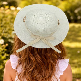 Sombrero para Niña Paja Niña con Carita de Oso Caja 240 Pz GS75987