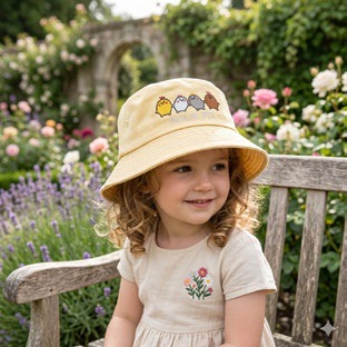 Sombrero Infantil Paja Infantil Blanco con Moño Caja 300 Pz GS75998
