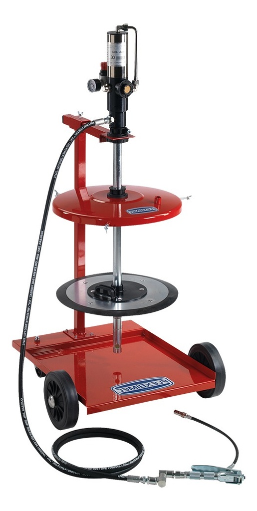 [GM-14ACEITE253FL] Kit Movil de Suministro de Grasa Neumático 60 Kg